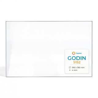Vitre Godin 5152 - Verre Rectangle pour insert