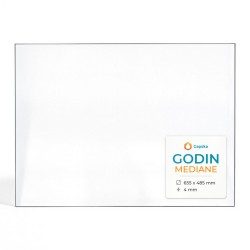 Vitre Godin MEDIANE - Verre Rectangle pour insert
