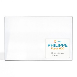 Vetro Philippe FOYER 600 - Vetro Rettangolo per caminetto