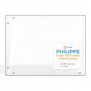 Vetro Philippe Foyer 1000 Molatura Matita 590x444mm - Capska