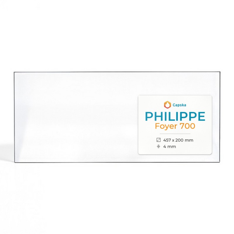 Philippe FOYER 700 Glass - Rectangular Side Panel