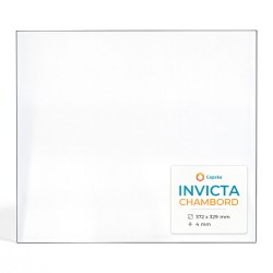 Invicta CHAMBORD Glas - Rechteck Kaminglas für Kaminofen