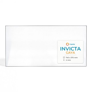 Invicta GAYA Glas - Rechteck Kaminglas für Kaminofen