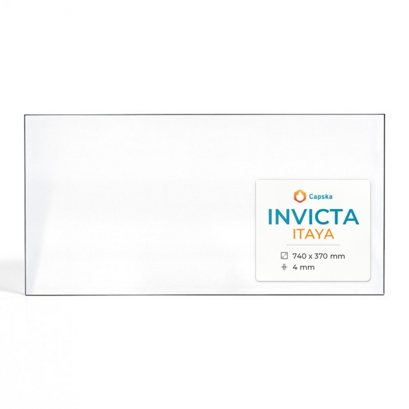 Vitre Invicta ITAYA - Verre Rectangle pour poêle à bois
