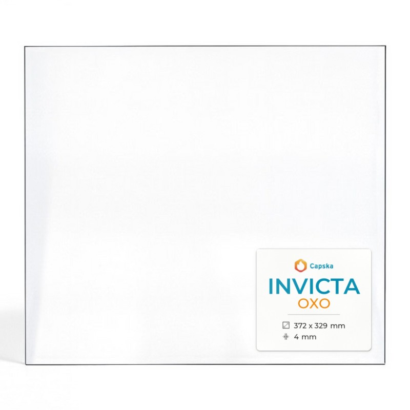 Vetro Invicta OXO - Vetro Rettangolo per stufa a legna