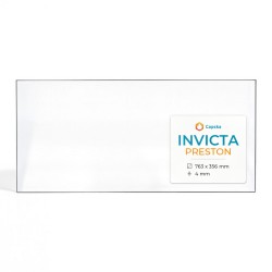 Invicta PRESTON Glass - Rectangular glass panel for wood burning stove