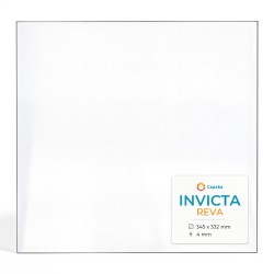Invicta REVA Glas - Rechteck Kaminglas für Kaminofen
