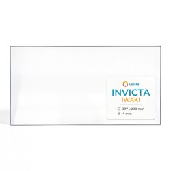 Vitre Invicta IWAKI - Verre Rectangle pour poêle à bois