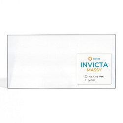 Vitre Invicta MASSY - Verre Rectangle pour poêle à bois