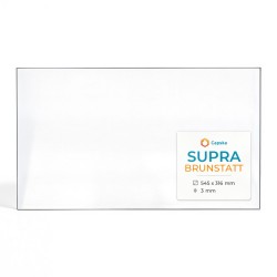 Supra BRUNSTATT Glas - Rechteck Kaminglas für Kaminofen