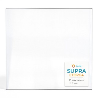 Supra ETORGA Glas - Rechteck Kaminglas für Kaminofen