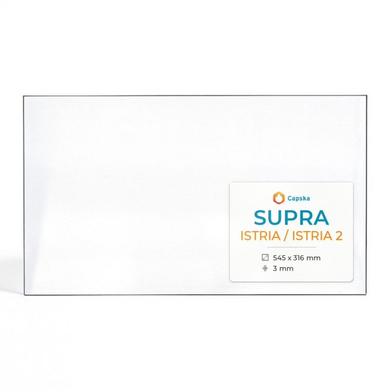 Supra ISTRIA / ISTRIA 2 Glas - Rechteck Kaminglas