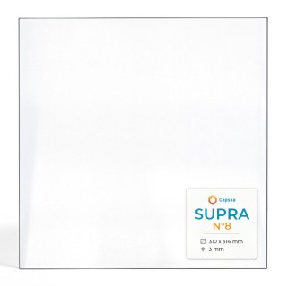 Vitre Supra N°8 - Verre Rectangle pour poêle à bois