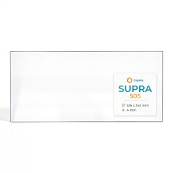 Supra 505 Glas - Rechteck Kaminglas für Kaminofen