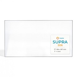 Supra 506 Glas - Rechteck Kaminglas für Kaminofen