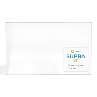 Vetro Supra 521 - Vetro Rettangolo per stufa a legna