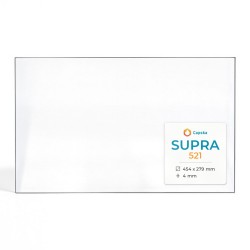 Supra 521 Glas - Rechteck Kaminglas für Kaminofen