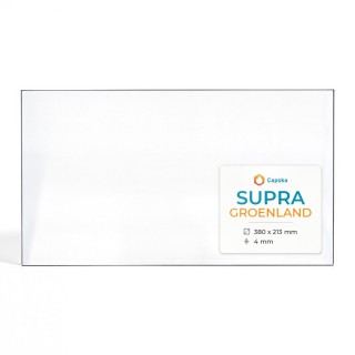 Vitre Supra GROENLAND - Verre Rectangle pour poêle à bois
