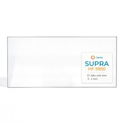 Vetro Supra HF 5950 - Vetro Rettangolo per stufa a legna