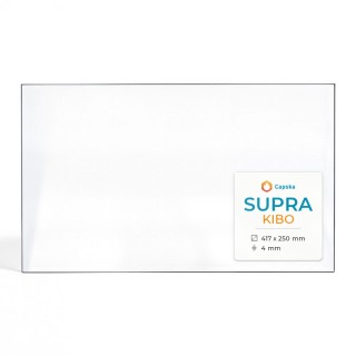Supra KIBO Glass - Rectangular Panel for Wood Burning Stove