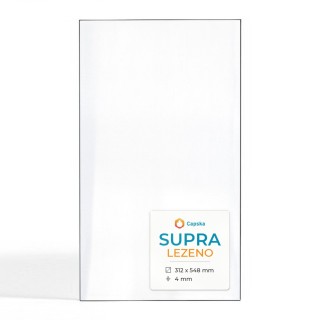 Supra LEZENO Glass - Rectangular Panel for Wood Burning Stove