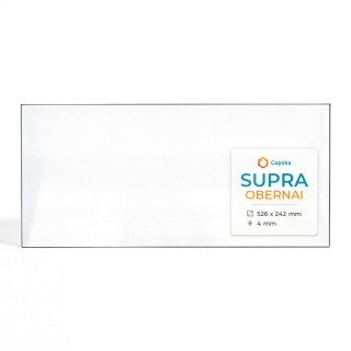 Supra OBERNAI Glass - Rectangular Panel for Wood Burning Stove