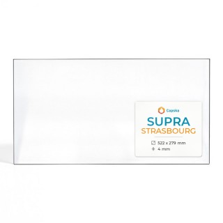 Vetro Supra STRASBOURG - Vetro Rettangolo per stufa a legna
