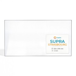 Vetro Supra STRASBOURG - Vetro Rettangolo per stufa a legna