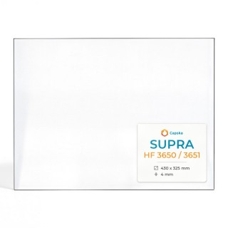 Supra HF 3650 / 3651 Glas - Rechteck Kaminglas für Kaminofen