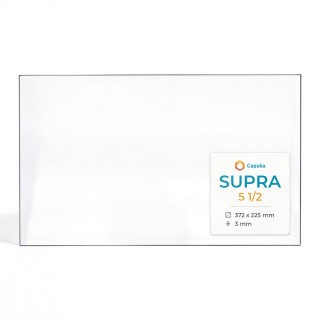 Vitre Supra 5 1/2 - Verre Rectangle pour poêle à bois
