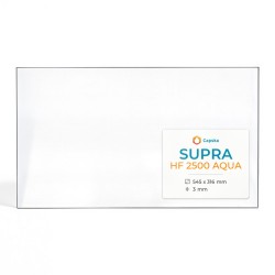 Vetro Supra HF 2500 AQUA - Vetro Rettangolo per stufa a legna