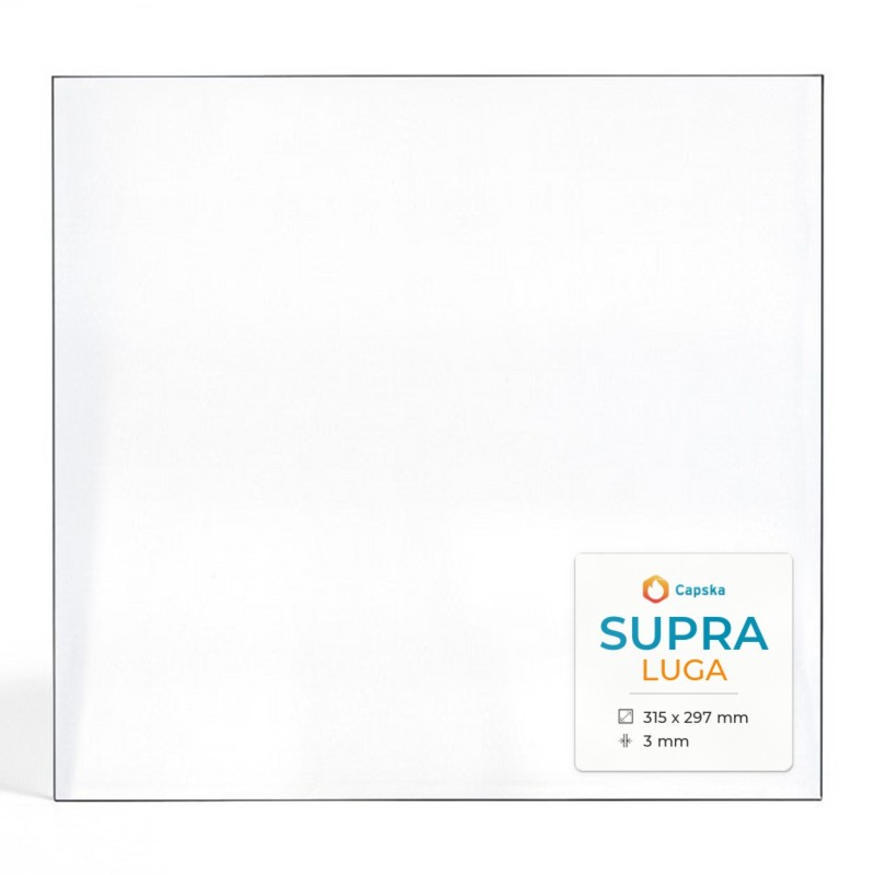 Supra LUGA Glas - Rechteck Kaminglas für Kaminofen