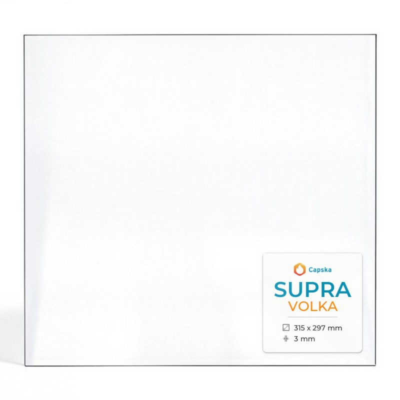 Supra VOLKA Glass - Rectangular Panel for Wood Burning Stove