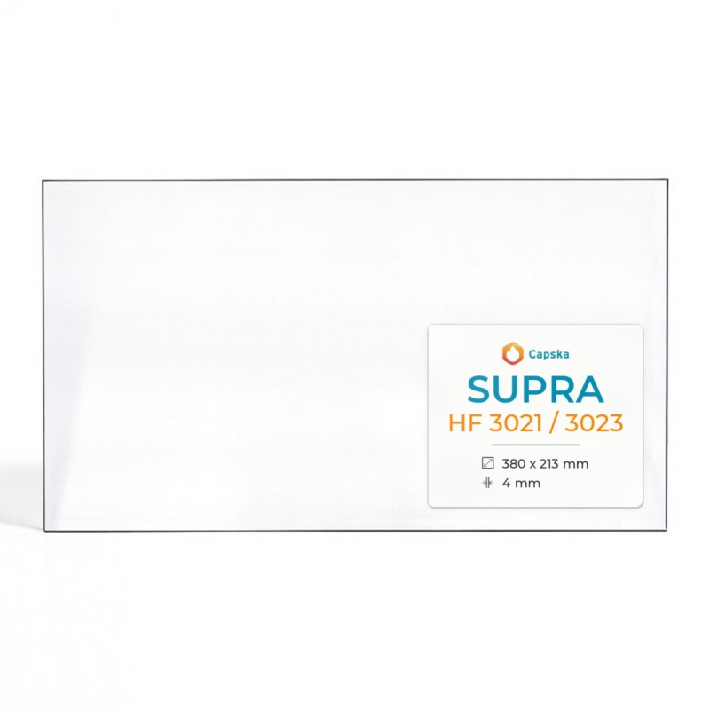 Supra HF 3021 / 3023 Glass - Rectangular Fireplace Insert Panel