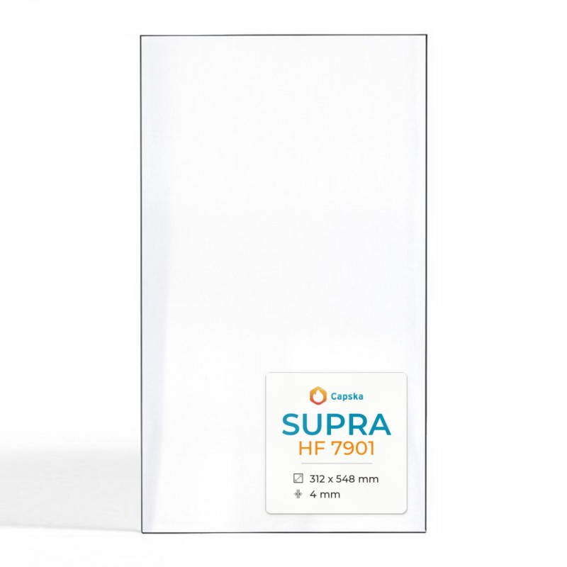Supra HF 7901 Glass Panel for Wood Burning Stove - Rectangular Shape