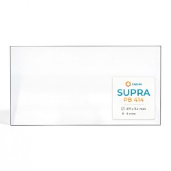 Supra PB 414 Glass - Rectangular glass panel for wood burning stove
