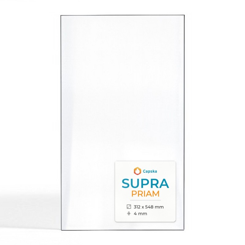 Vitre Supra PRIAM - Verre Rectangle pour poêle à bois