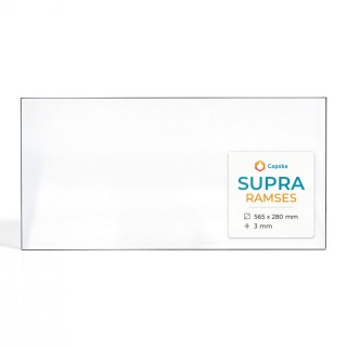 Vitre Supra RAMSES - Verre Rectangle pour poêle à bois