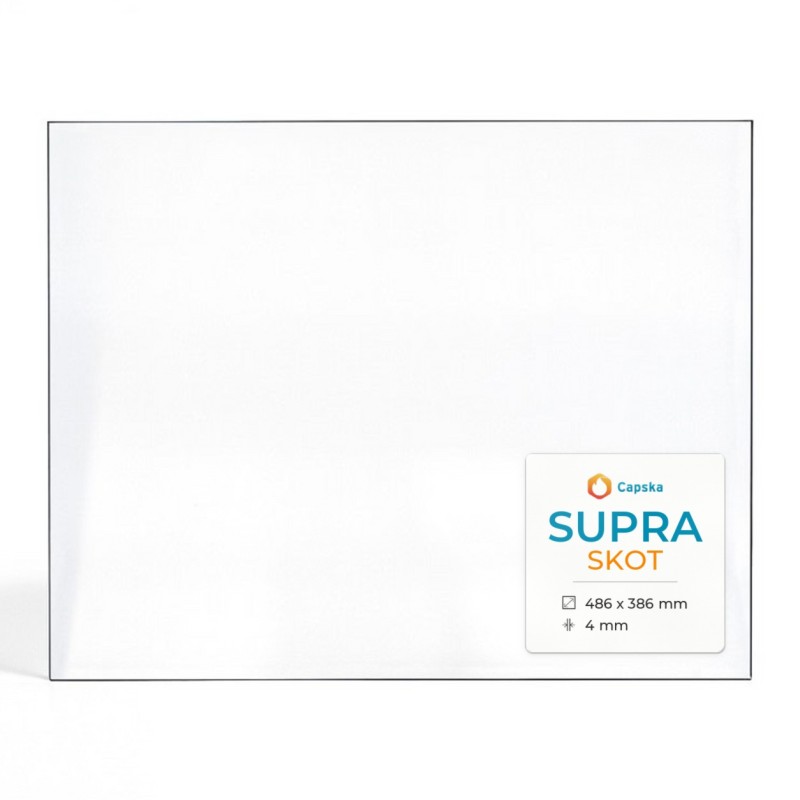 Vitre Supra SKOT - Verre Rectangle pour poêle à bois