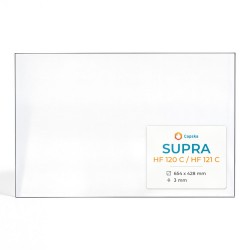 Vitre Supra HF 120 C / HF 121 C - Verre Rectangle pour insert