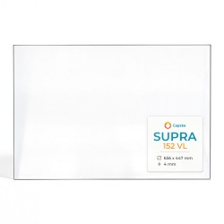 Supra 152 VL Glas - Rechteck Kaminglas für Kaminofen