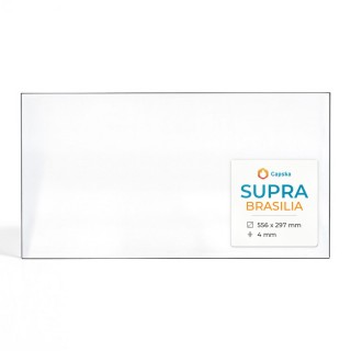 Supra BRASILIA Glass - Rectangular Fireplace Insert Panel