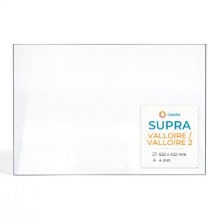 Supra VALLOIRE / VALLOIRE 2 Glas - Rechteck Kaminglas