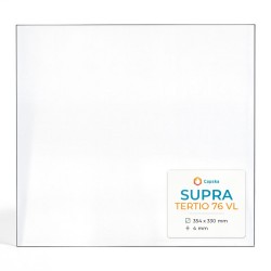 Supra TERTIO 76 VL Glas - Rechteck Seitlich Kaminglas für Kaminofen