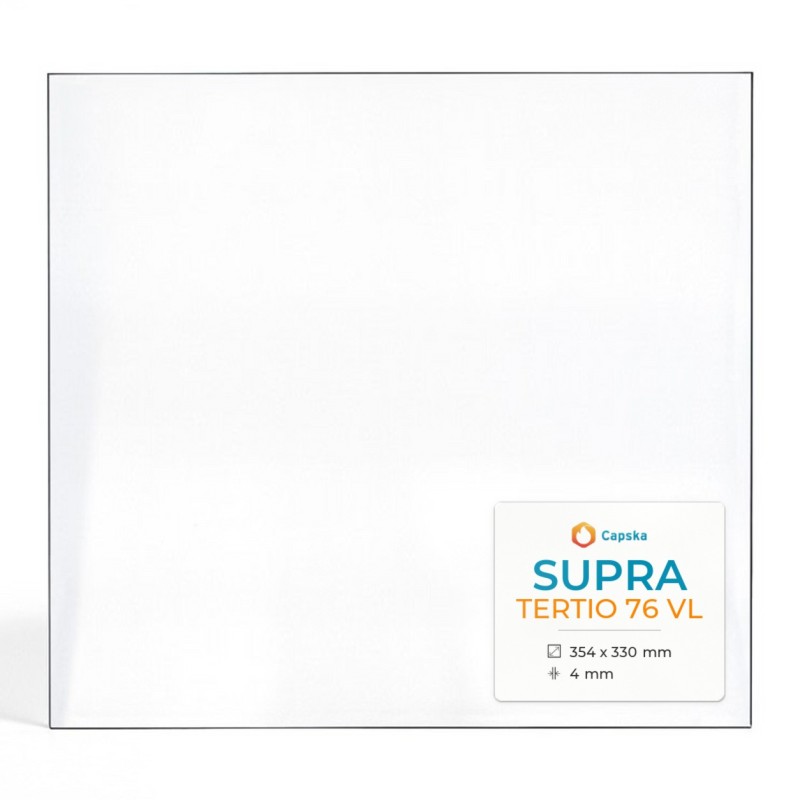 Supra TERTIO 76 VL Glass - Rectangular Side Glass Panel