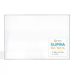Vetro Supra 162 / 162 VL - Vetro Rettangolo per inserto per caminetto