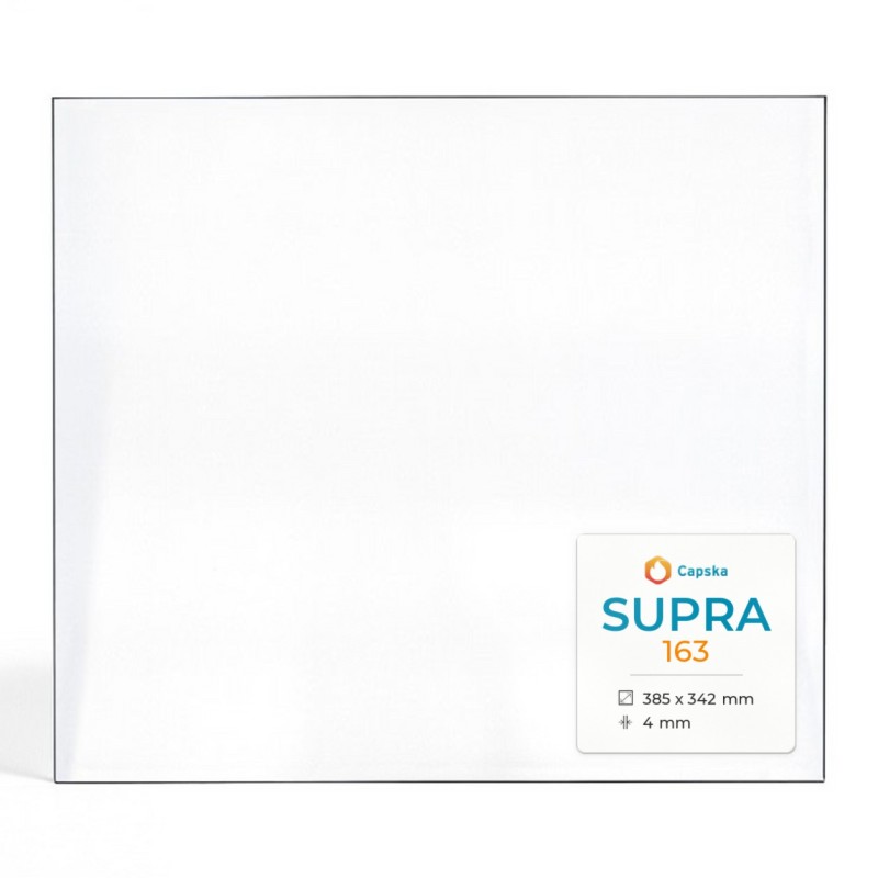 Supra 163 Glass - Rectangular Side Panel for Fireplace Insert