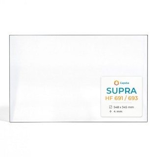 Supra HF 691/693 Glass - Rectangular Fireplace Panel
