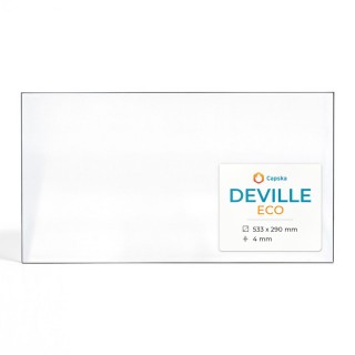 Vetro Deville ECO - Vetro Rettangolo per stufa a legna