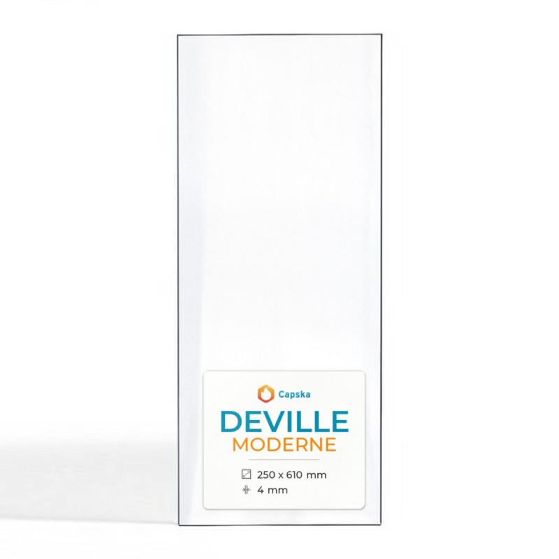 Vitre Deville MODERNE - Verre Rectangle pour poêle à bois